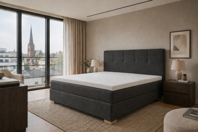 Boxspringbett 140x200 Lugano