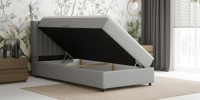 Boxspringbett 100x200 mit Bettkasten Moraira H5