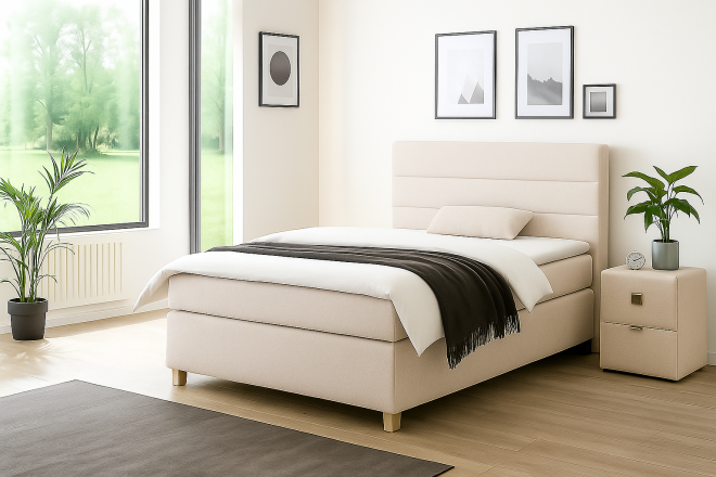 Boxspringbett 120x200 H3 Modell Pego