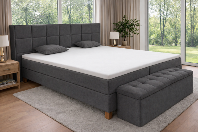 Boxspringbett 240x220 Amsterdamm TF 1000