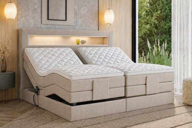 Boxspringbett 200x200 elektrisch Valencia