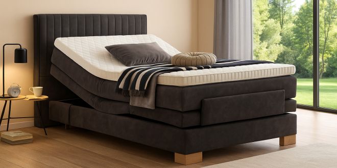 Boxspringbett 100x200 elektrisch mit Motor Fanadix H3